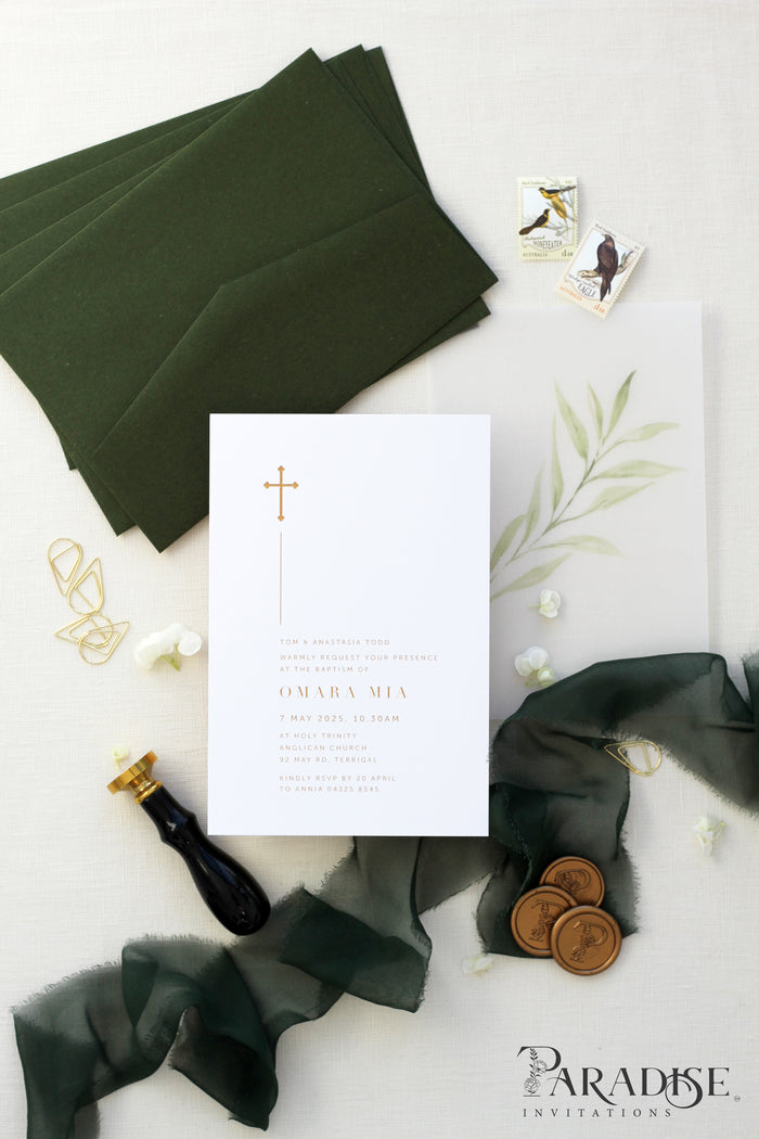 Elouise Calligraphy Christian Invitation