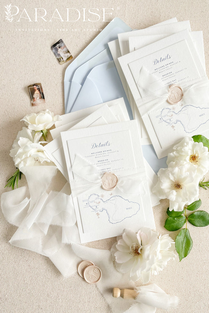 Brucie Beach Wedding Invitations