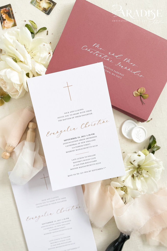 Alina Modern Christian Invitations