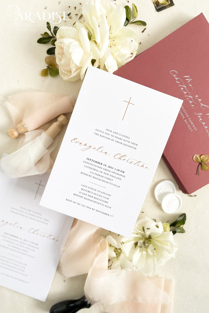 Alina Modern Christian Invitations