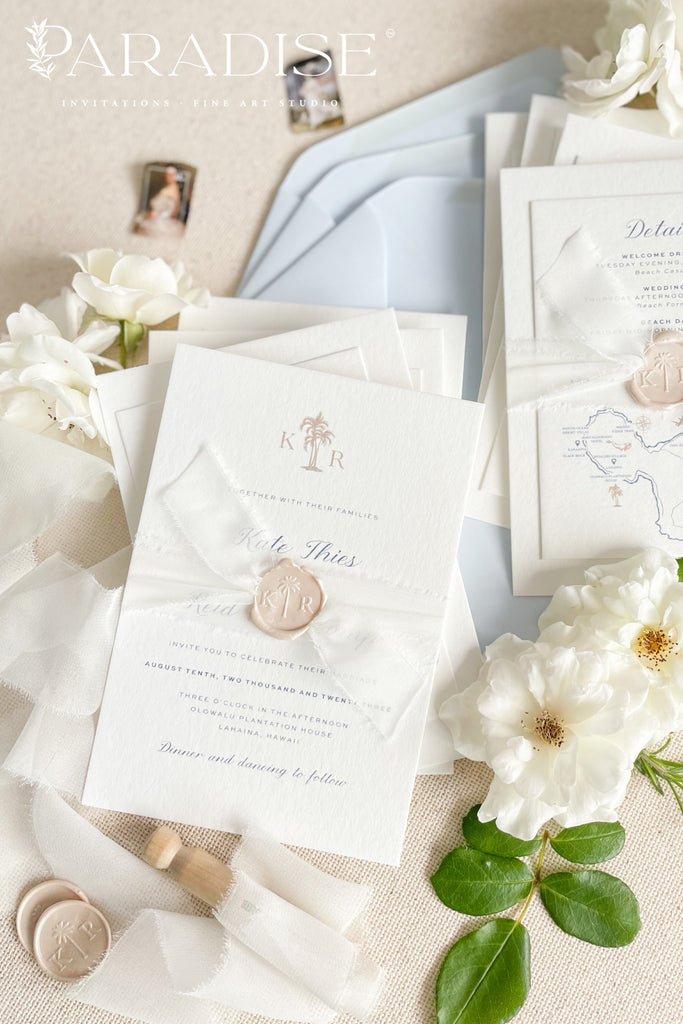 Brucie Beach Wedding Invitations