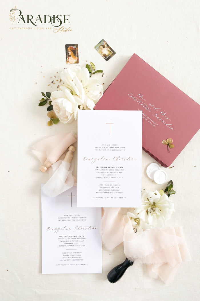 Alina Modern Christian Invitations