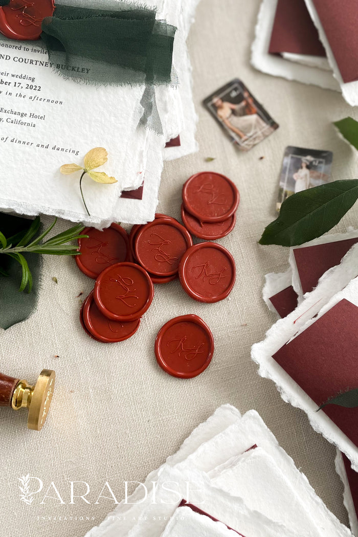 Custom Venetian Red Wax Seals