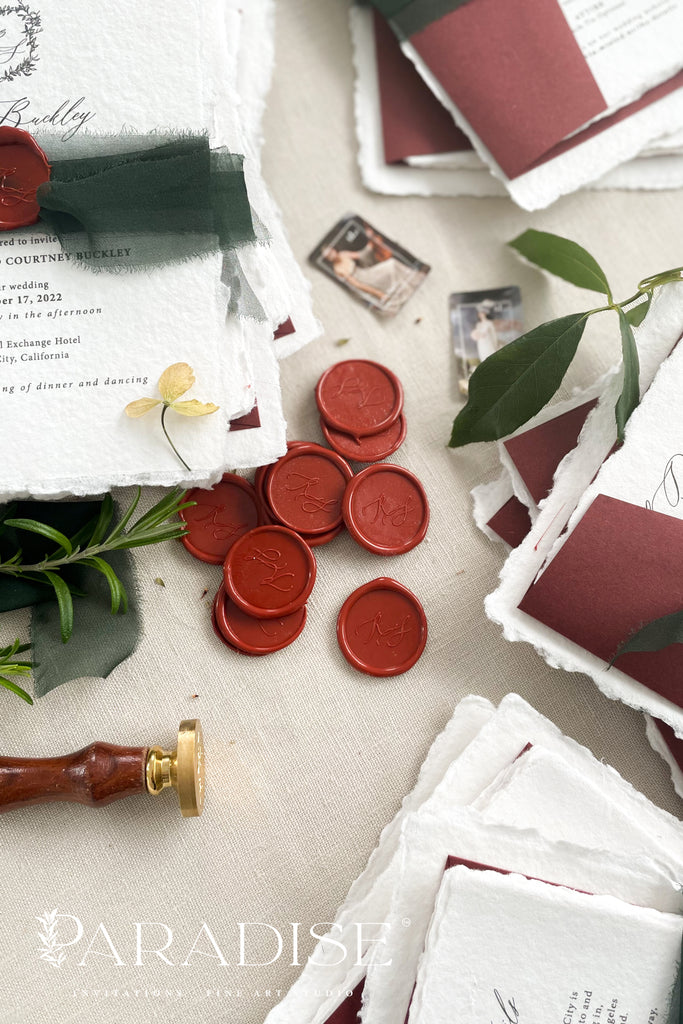 Custom Venetian Red Wax Seals