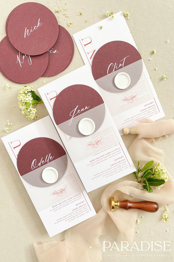 June Circle Place Cards