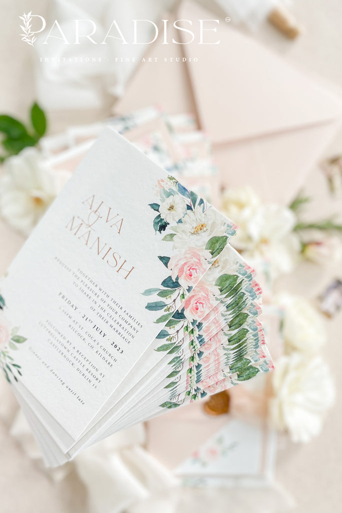 Charlayne Vellum Wedding Invitations