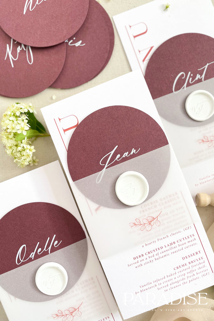 June Circle Place Cards