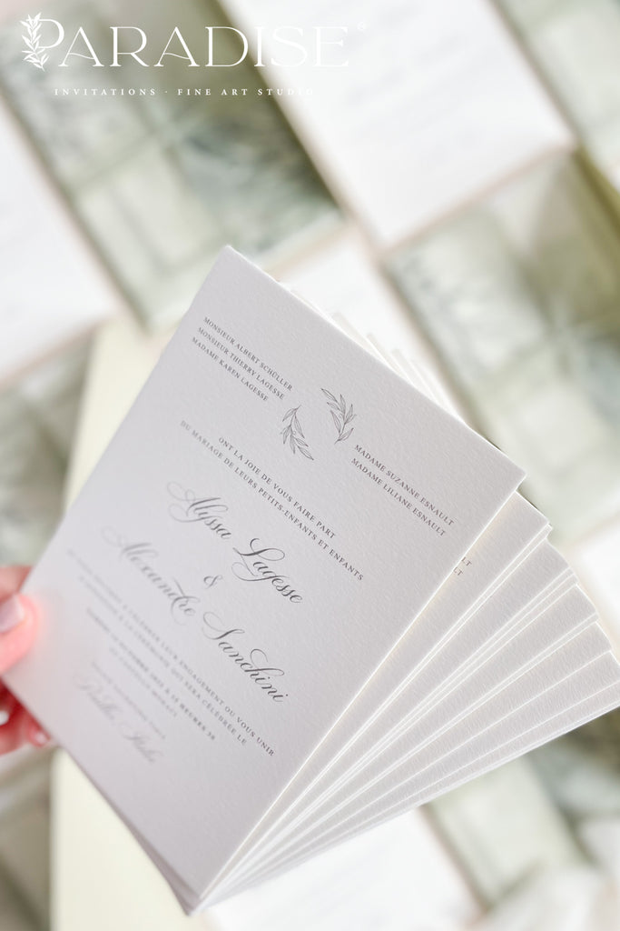 Abigail Minimalist Wedding Invitations