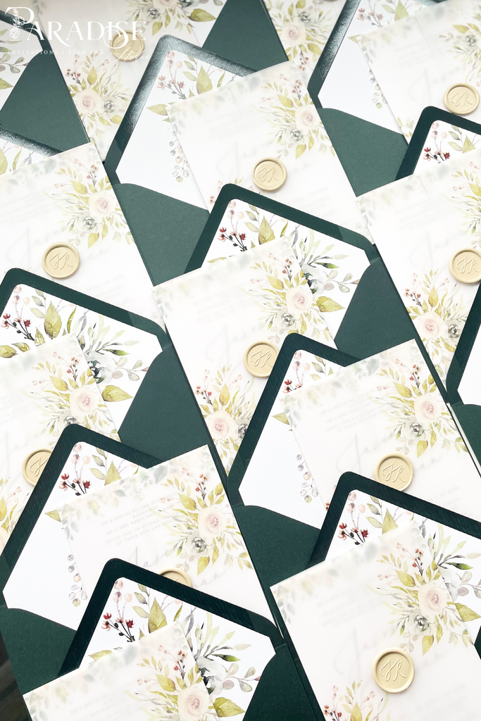 Watercolor Greenery Envelope Liners