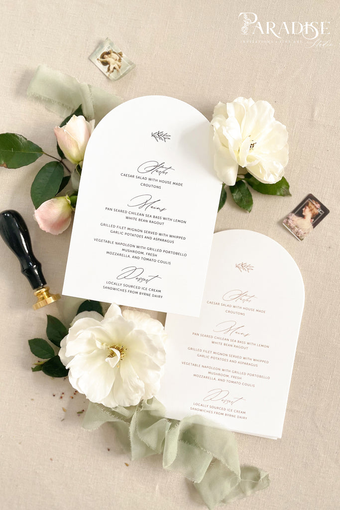 Mireya Arch Wedding Menus