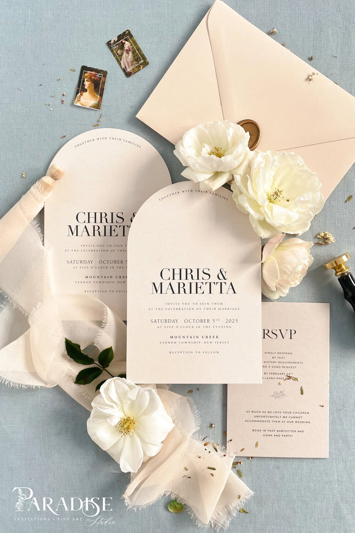 Estefania Arch Wedding Invitation Sets