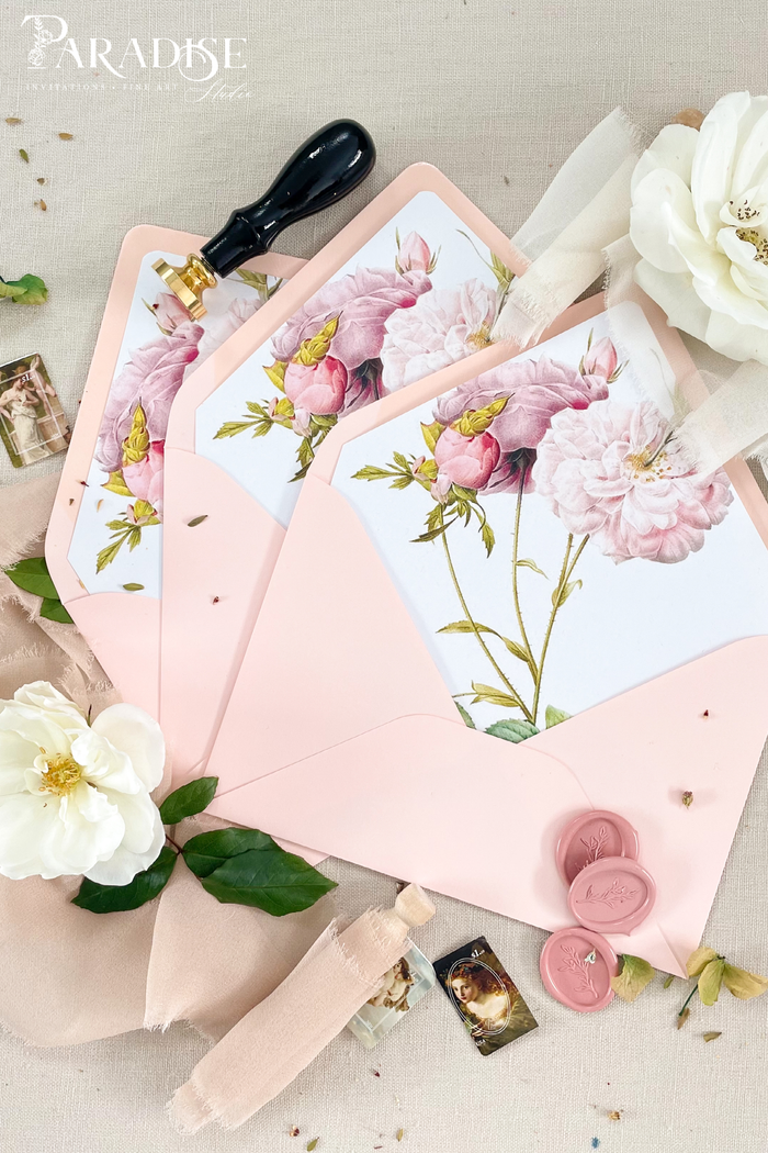 Rosa Envelopes and Floral Envelope Liners