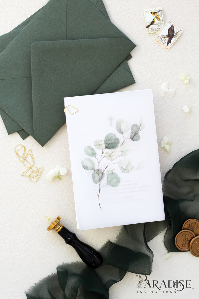 Eulalie Greenery Christian Invitation