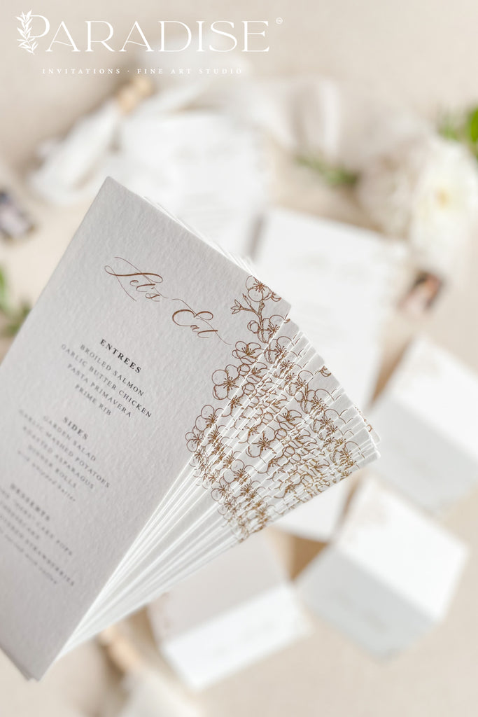 Cherina Handmade Paper Place Cards