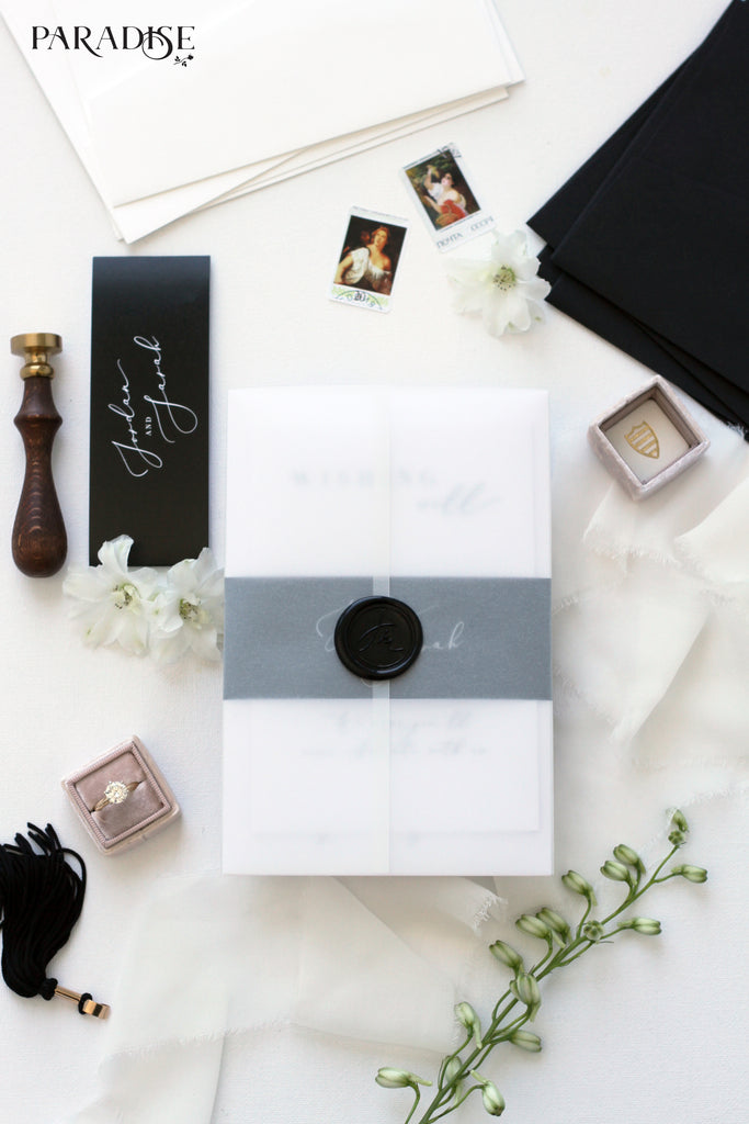 Juillet Elegant Wedding Invitations