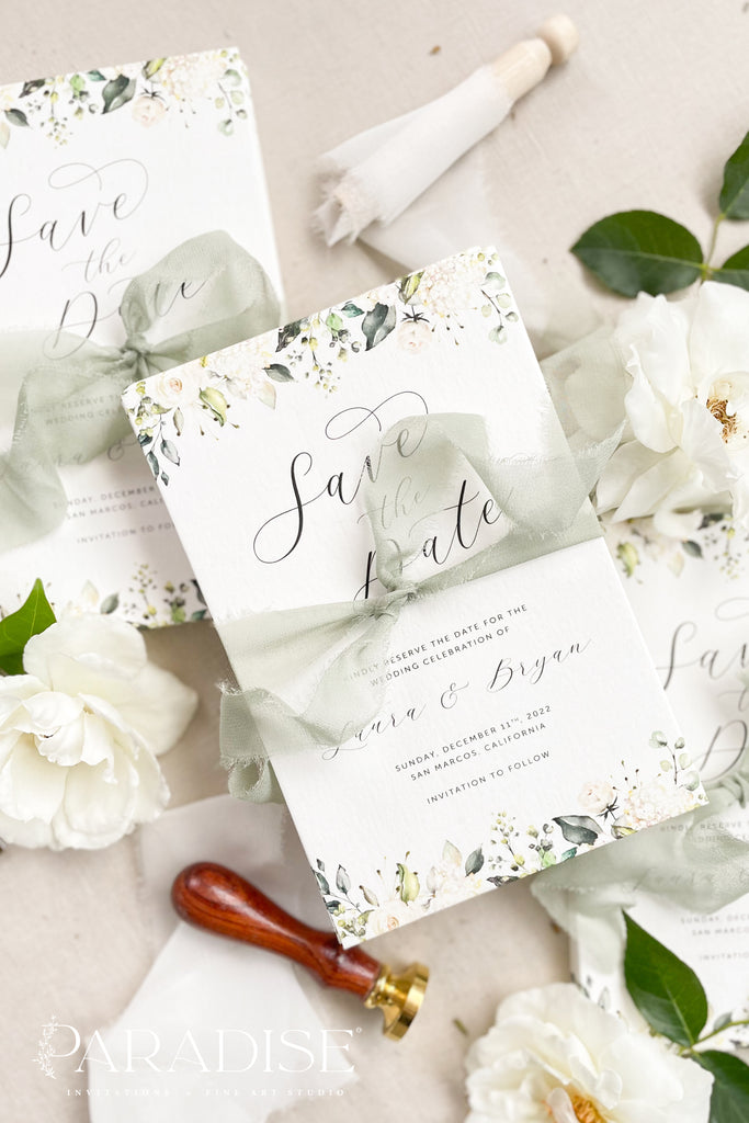 Edith Foliage Save the Date Cards