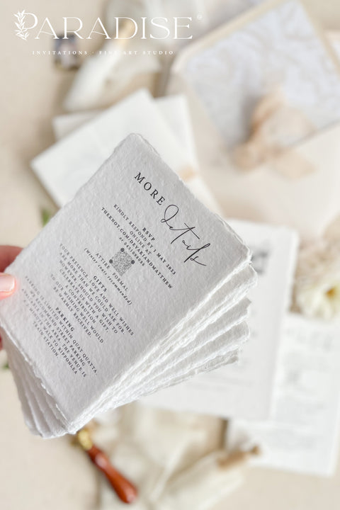 Elegant, timeless, and deeply personal - our handmade wedding invitations with a hand-drawn venue illustration are designed to capture the heart of your love story. Each suite is printed on luxury cotton deckled-edge paper, wrapped in translucent vellum, and tied with a blush silk ribbon for a soft, romantic finish. The custom venue sketch transforms your stationery into a keepsake
