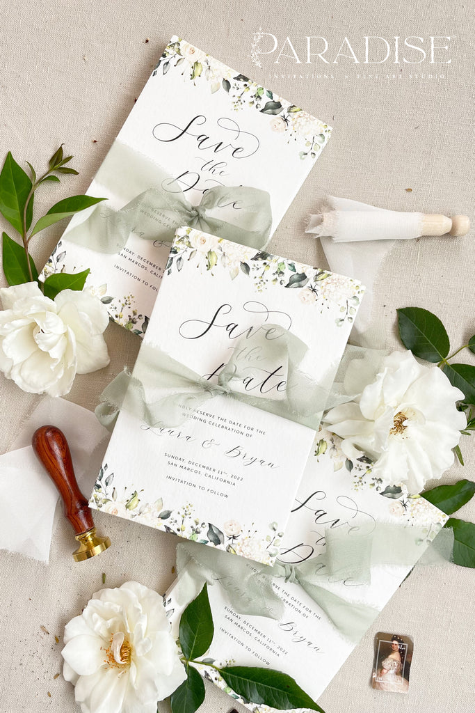 Edith Foliage Save the Date Cards