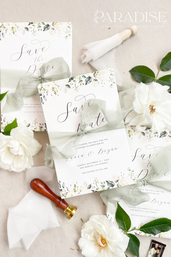 Edith Foliage Save the Date Cards