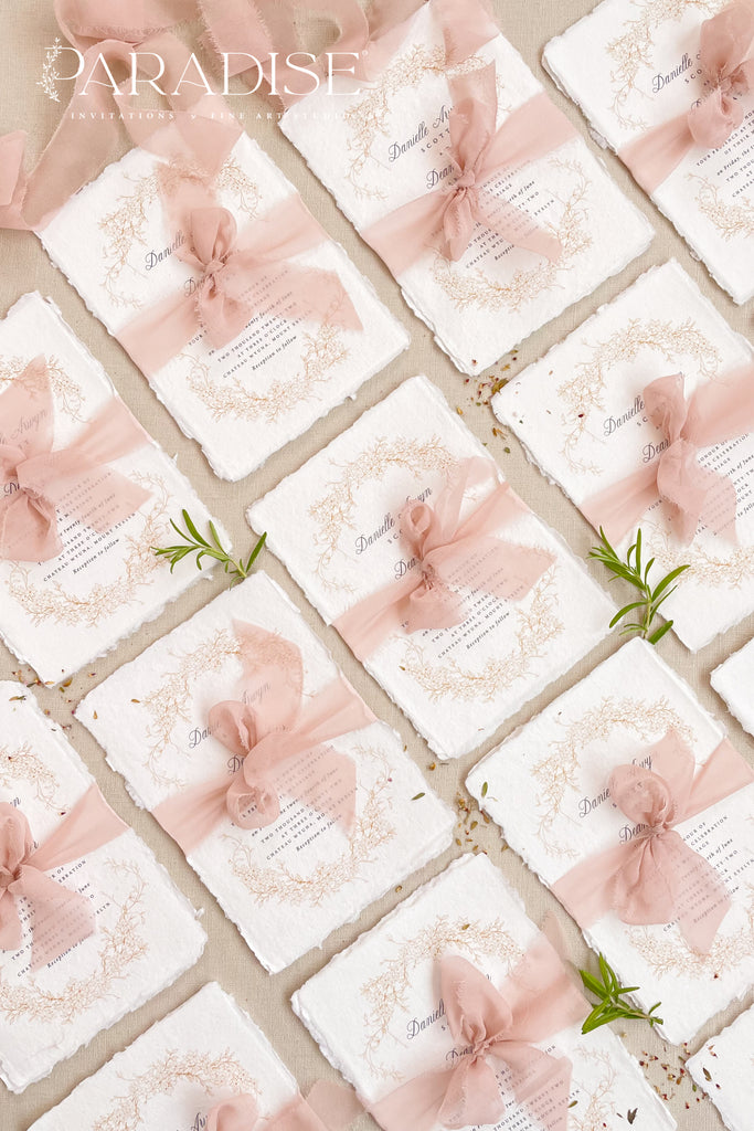 Samara Handmade Paper Wedding Invitation Sets