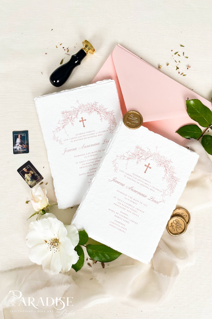 Rosita Handmade Paper Christian Invitations