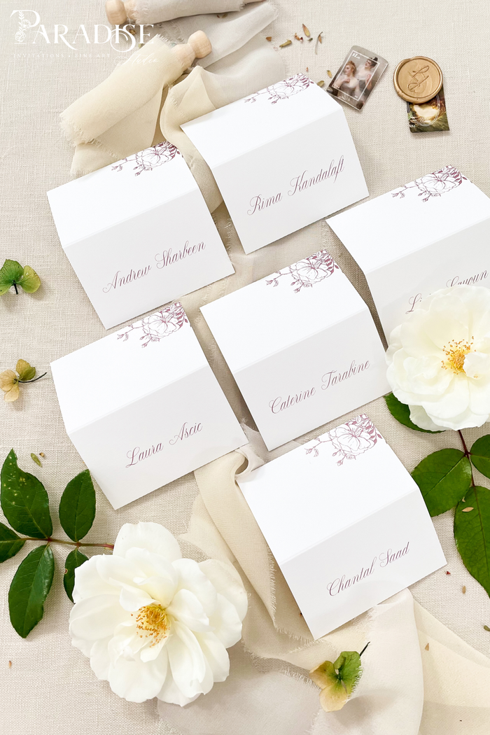 Silvia Calligraphy Place Cards