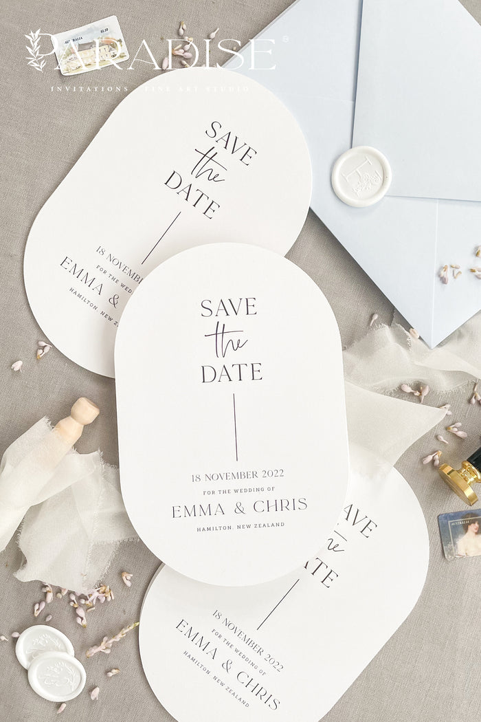 Abigaelle Modern Save the Date Cards