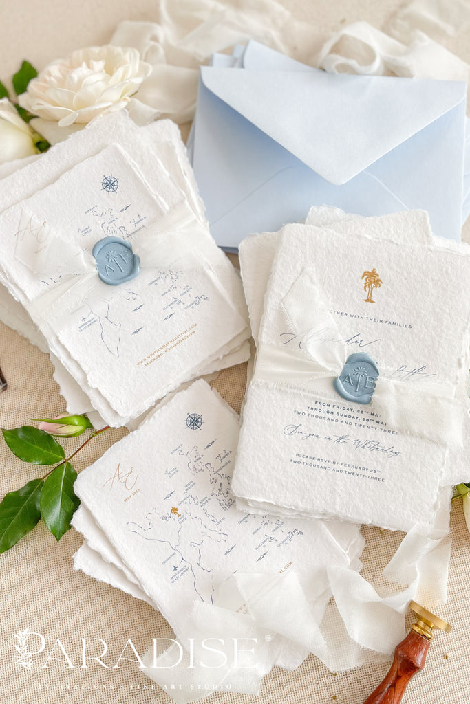 Jennine Handmade Wedding Invitation Sets