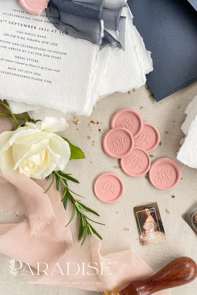 Wild Rose Matte Wax Seals