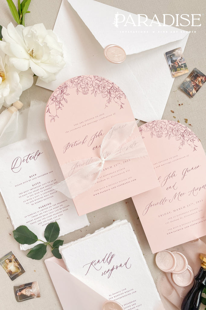 Andrea Arch Wedding Invitation Sets