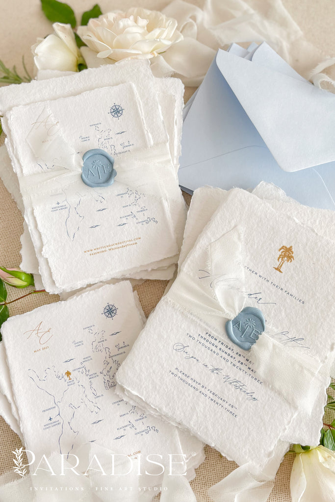 Jennine Handmade Wedding Invitation Sets