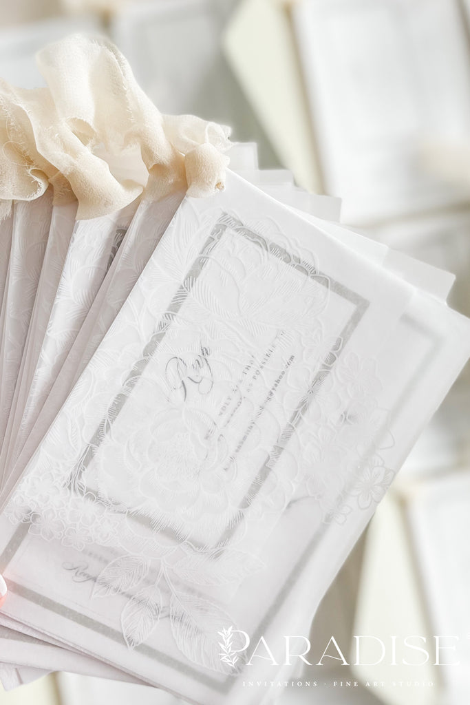 Annette Vellum Wedding Invitations