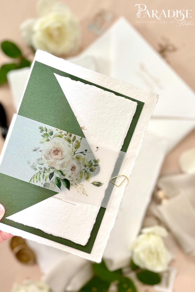 Preciosa Handmade Paper Wedding Invitation Sets