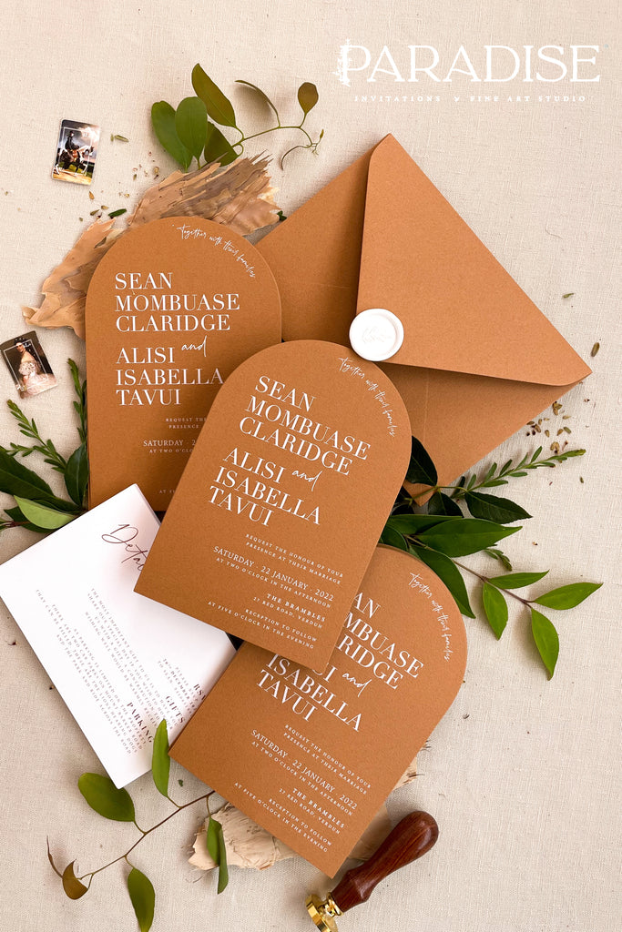 Isabella Arch Wedding Invitation Sets