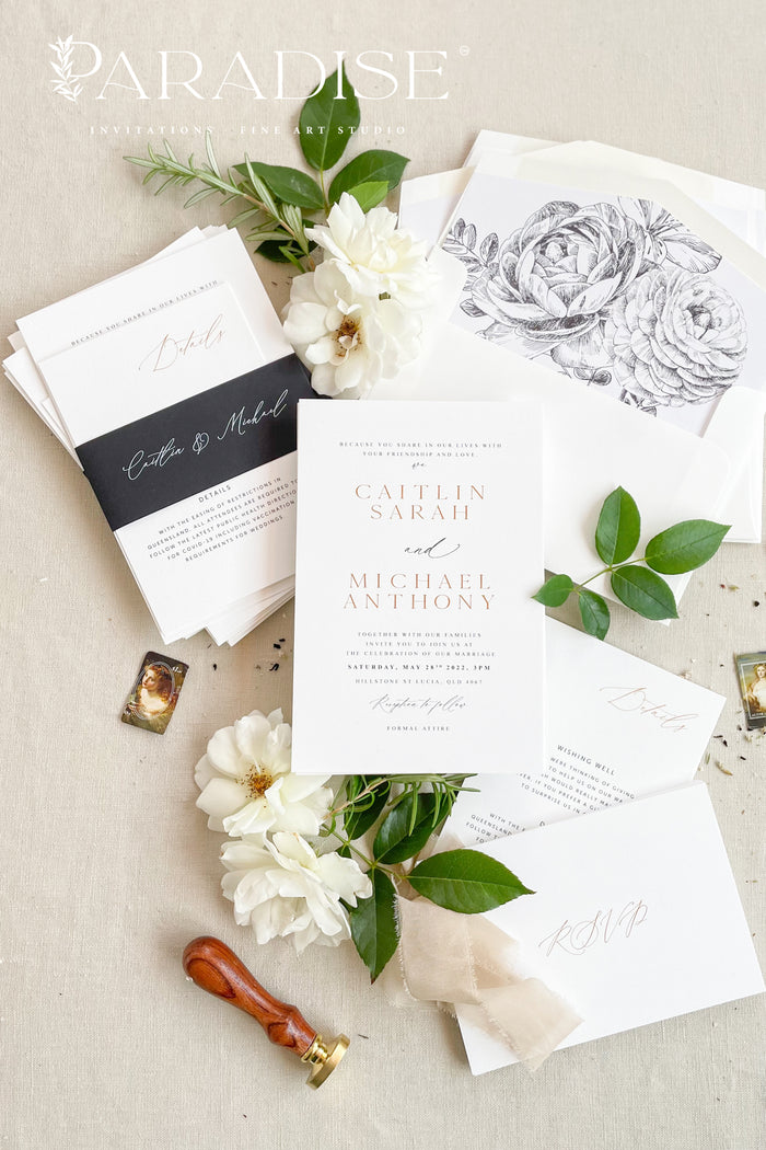 Adilene Modern Wedding Invitations