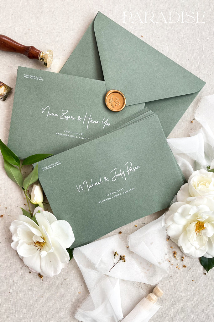 Seedling Envelopes and White Ink Printing