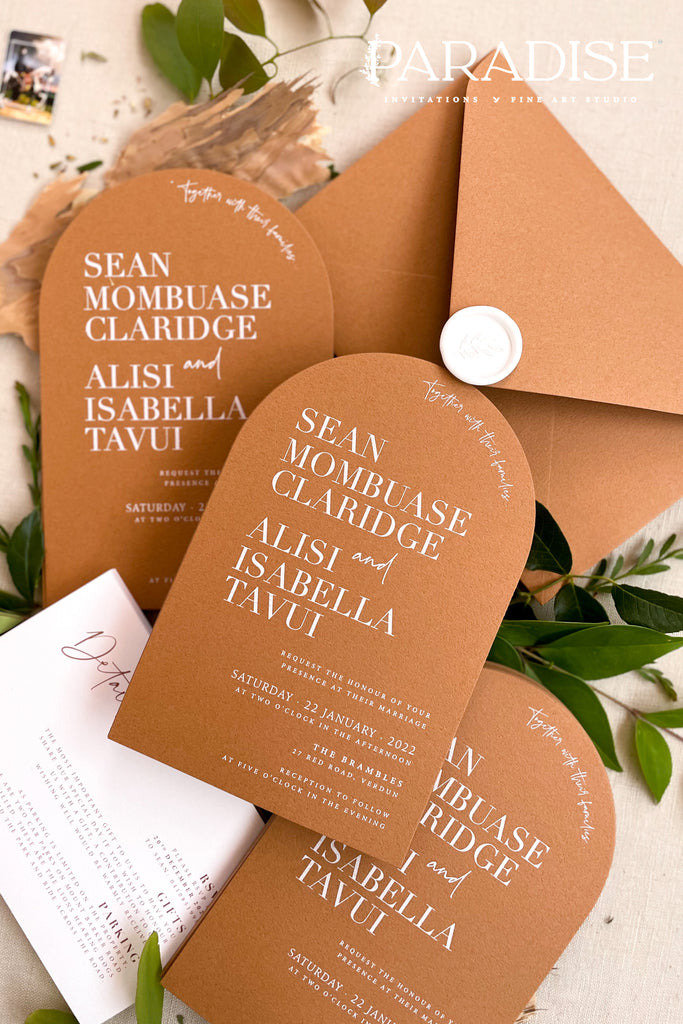 Isabella Arch Wedding Invitation Sets