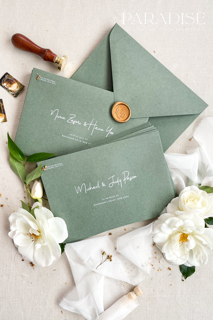 Seedling Envelopes and White Ink Printing