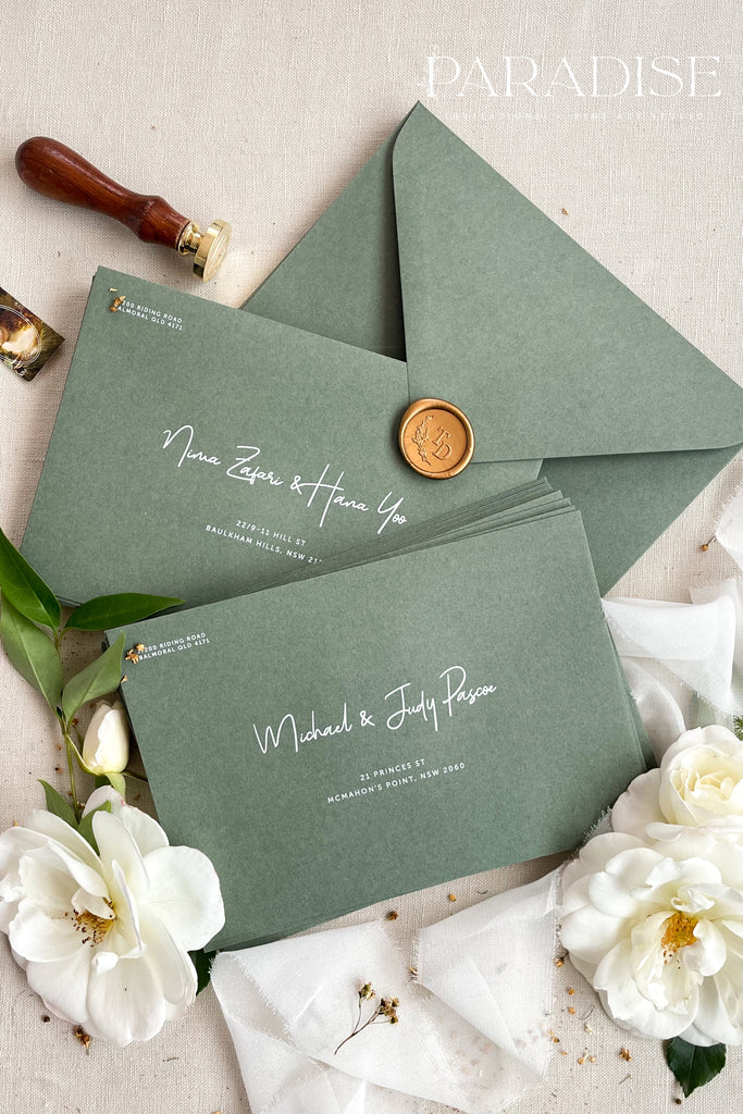 Seedling Envelopes and White Ink Printing