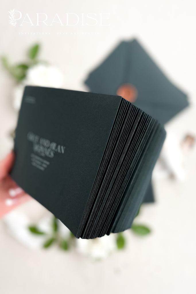 Black Envelopes and White Ink Printing