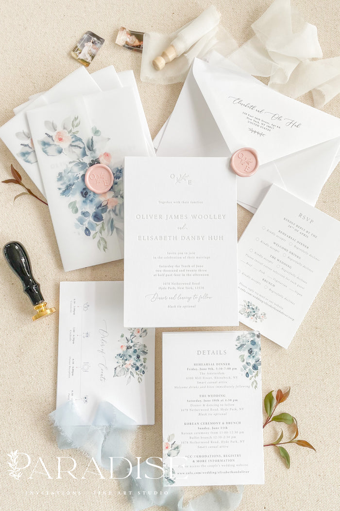 Alete Letterpress Wedding Invitations