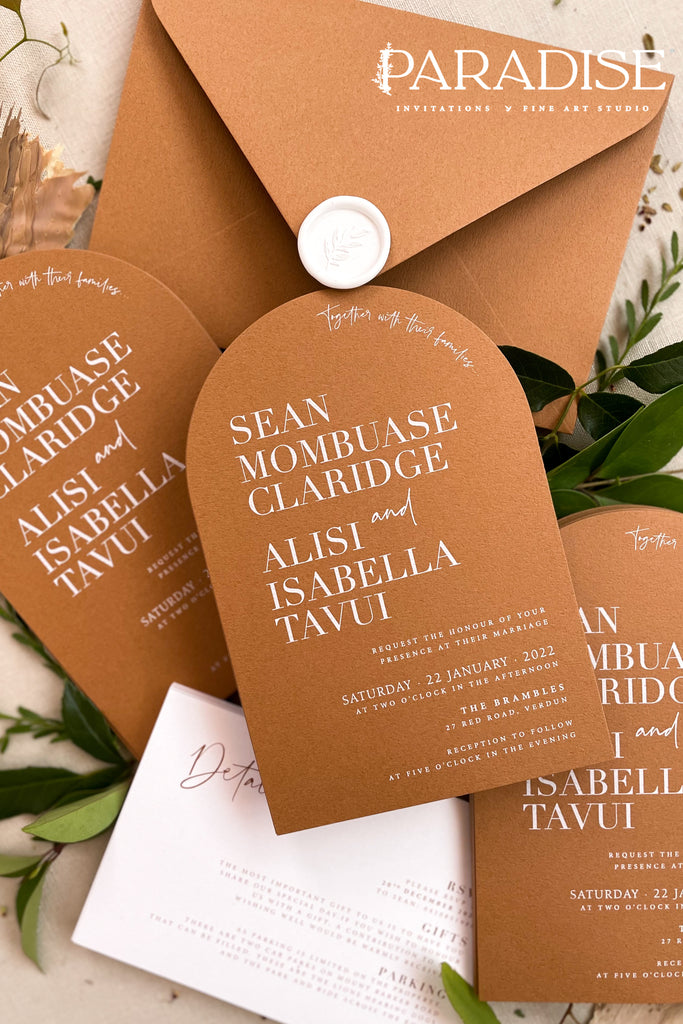 Isabella Arch Wedding Invitation Sets