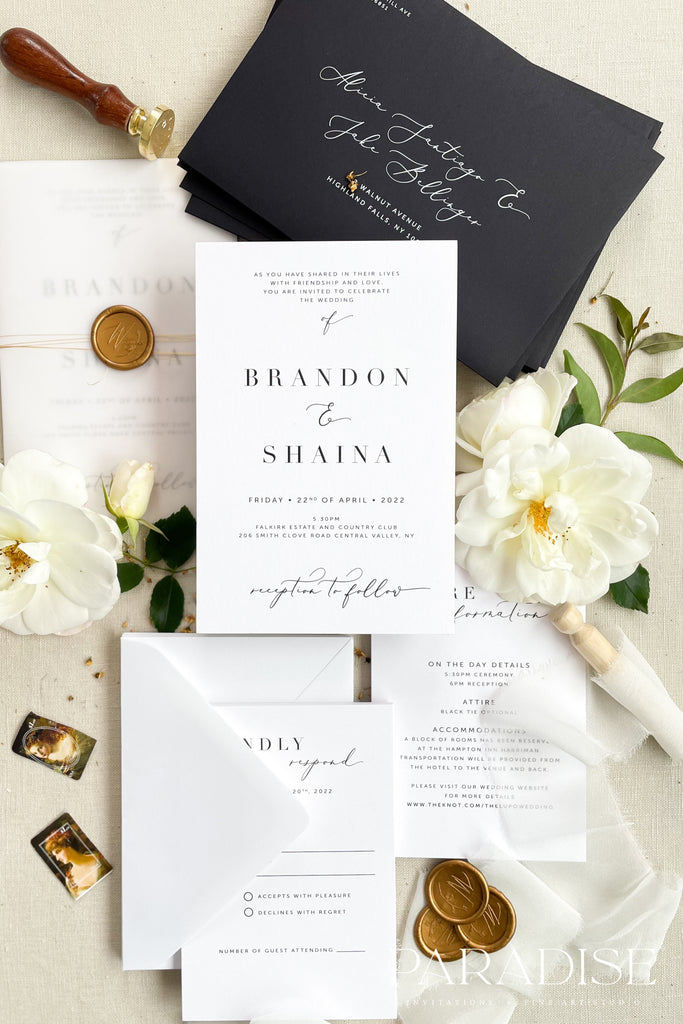 Milani Modern Wedding Invitations