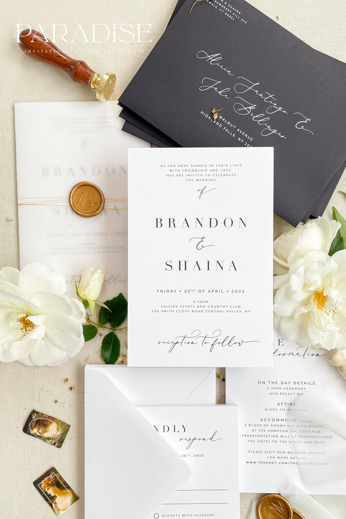 Milani Modern Wedding Invitations