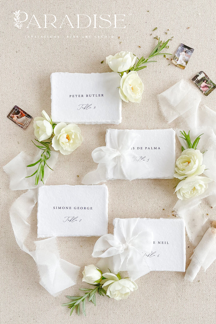 Joceline Handmade Paper Place Cards