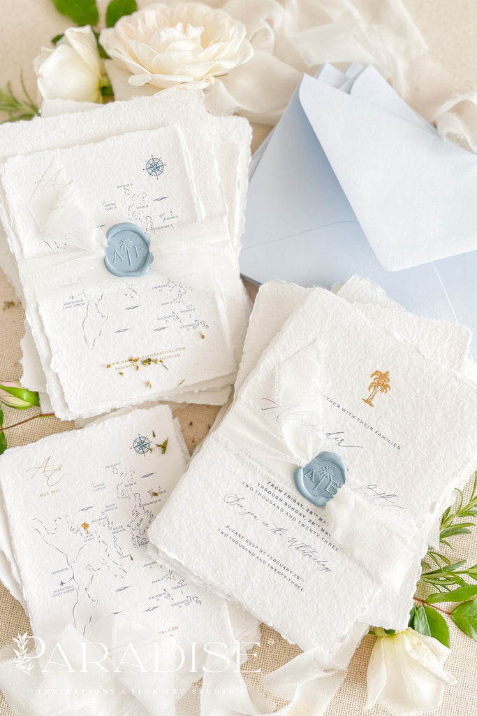 Jennine Handmade Wedding Invitation Sets