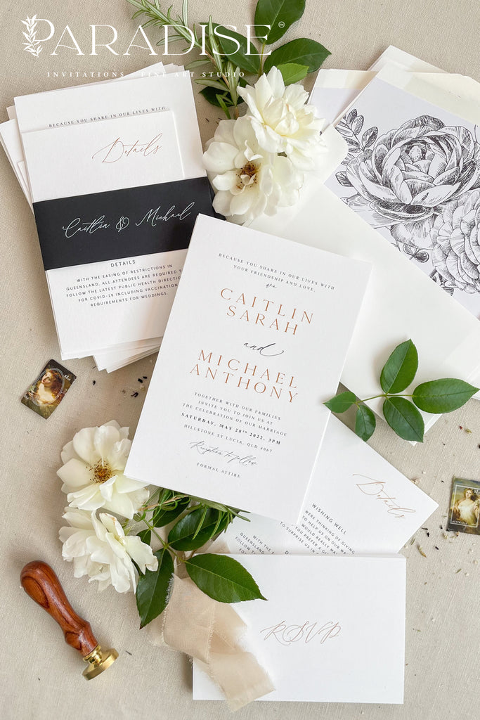 Adilene Modern Wedding Invitations