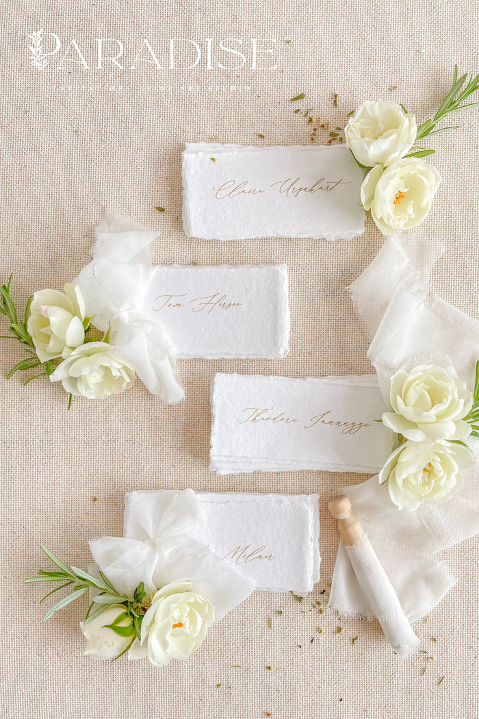 Charleen Handmade Paper Place Cards