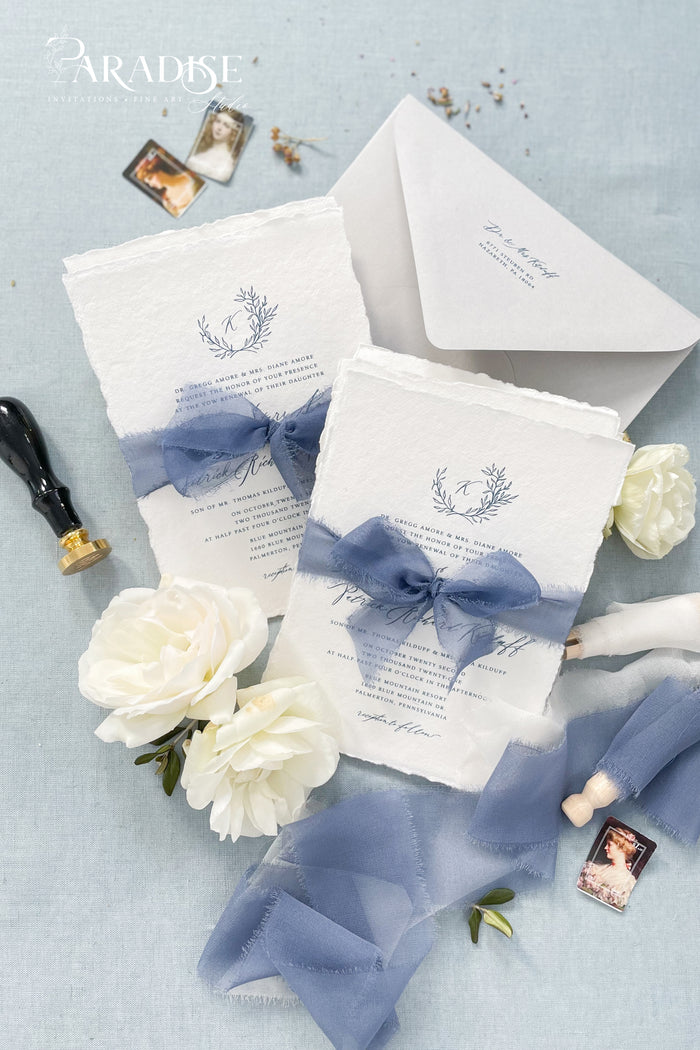 Vanessa Handmade Paper Wedding Invitation Sets