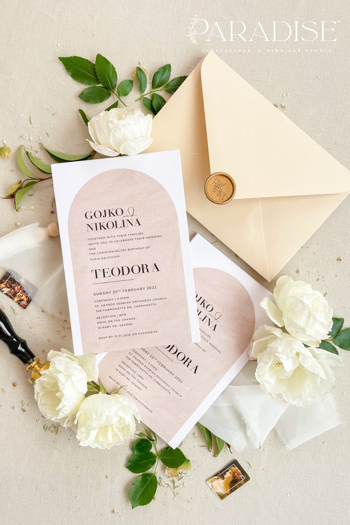 Kimberly Arch Christian Invitations